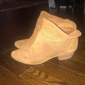Suede Tan Booties